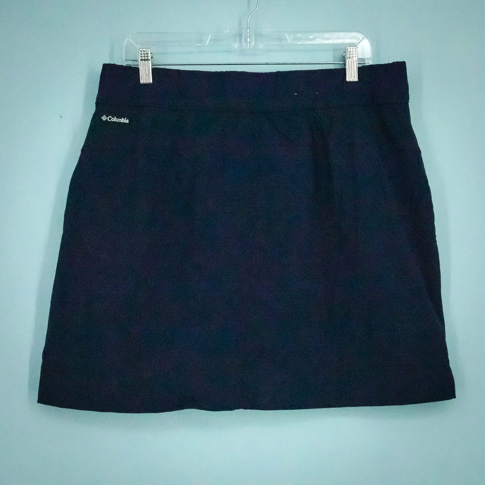 Columbia Size XL Navy Blue Anytime Casual Pull On Active Outdoor Nylon Skort - Picture 3 of 6
